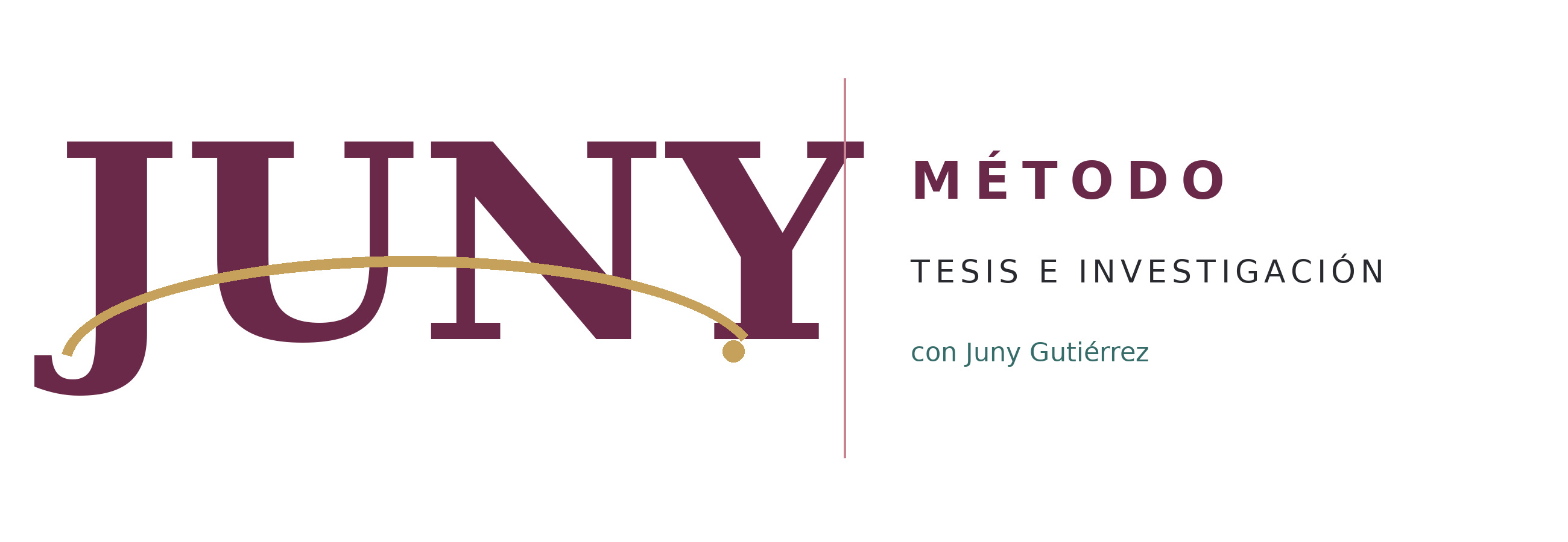 Método Juny · Tesis e investigación · con Juny Gutiérrez